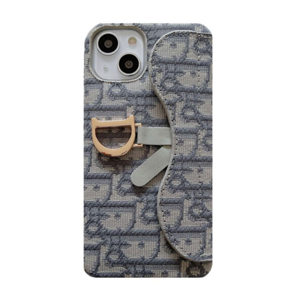 Personalized CD Black iPhone Case With Card Holder