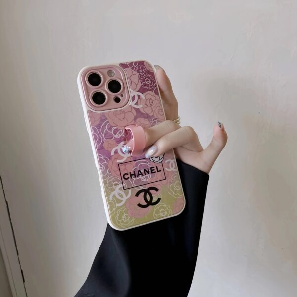 Pink chanel phone case