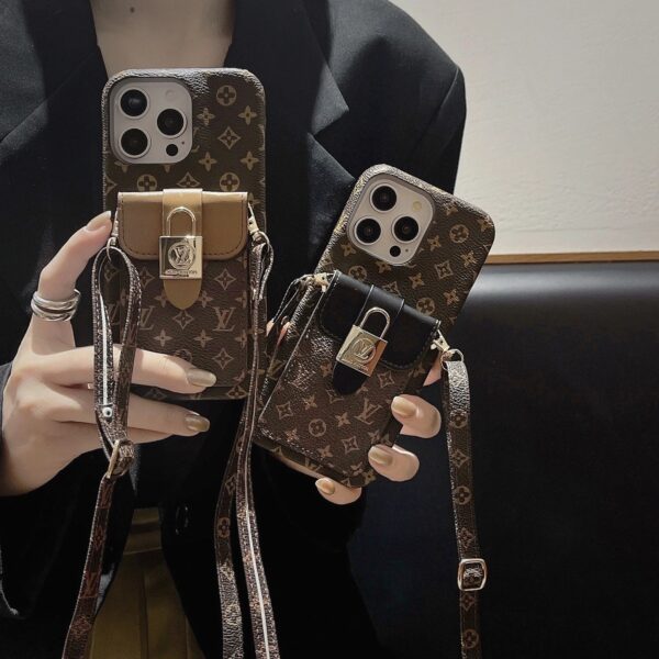Handmade LV iPhone 16 case-LV crossbody phone case