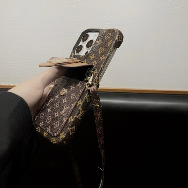 Handmade LV iPhone 16 case-LV crossbody phone case