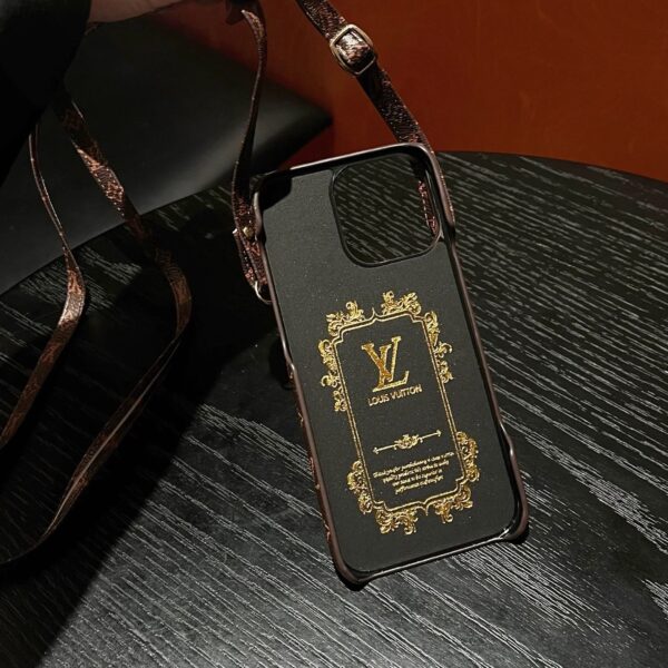 Handmade LV iPhone 16 case-LV crossbody phone case