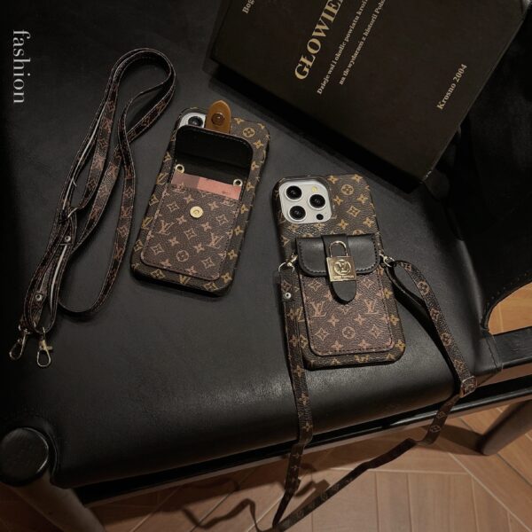Handmade LV iPhone 16 case-LV crossbody phone case